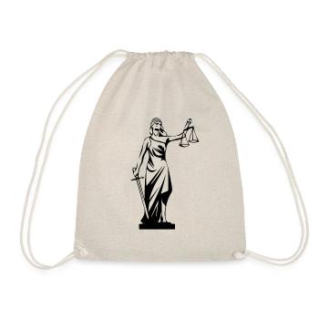 JUSTITIA - JURA T-Shirt / Pockets - Drawstring Bag - nature - Front