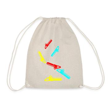 Icône d’icône de tronçonneuse - Sac de sport léger - nature - Devant