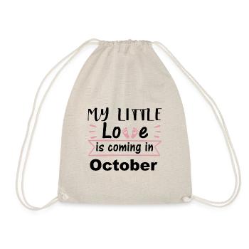 La naissance est une grossesse en octobre - Sac de sport léger - nature - Devant