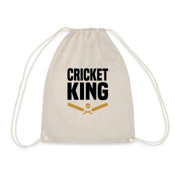 Cricket Spieler sport - Turnbeutel - Natur - Vorne