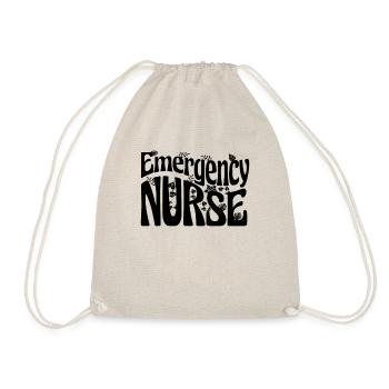 Hospital Emergency Nurse - Drawstring Bag - nature - Front