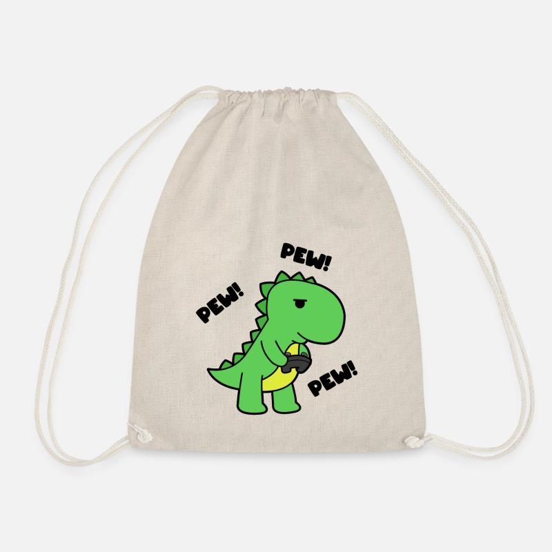 GAMING T-REX - Turnbeutel - Natur
