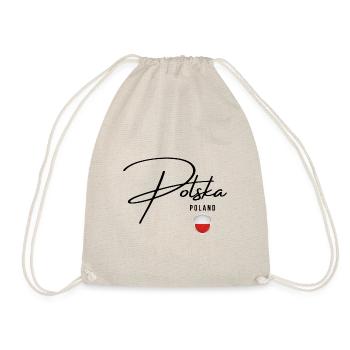 Flag of Poland, Polish pride - Drawstring Bag - nature - Front
