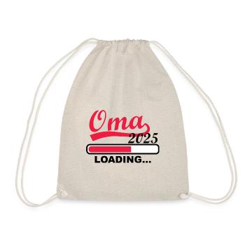 Granny 2025 loading, I'm going to be 2025 granny - Drawstring Bag - nature - Front