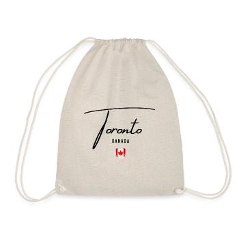 I love Toronto, Toronto Canada - Drawstring Bag - nature - Front