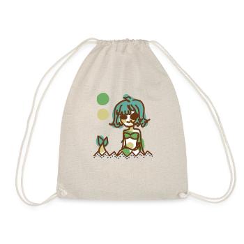 Summer vibes - mermaid - Drawstring Bag - nature - Front