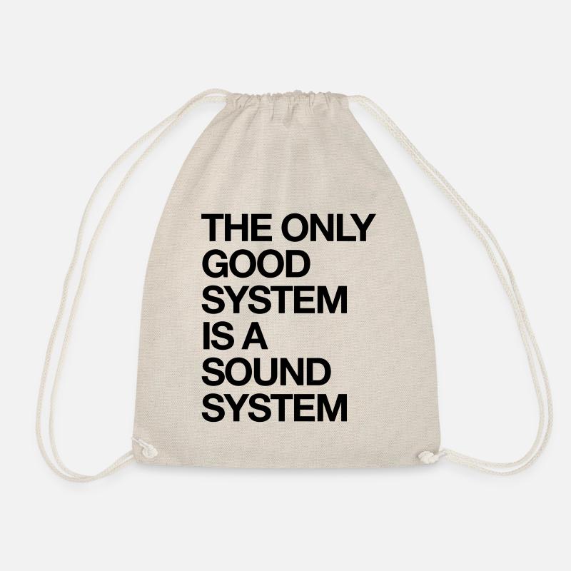 Le seul bon système est un système audio - Sac de sport léger - nature
