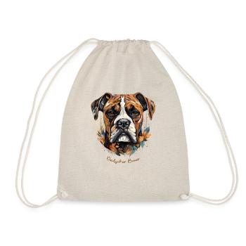 Deutscher Boxer - Turnbeutel - Natur - Vorne
