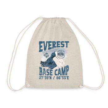 Everest Base Camp Nepal Copy - Drawstring Bag - nature - Front