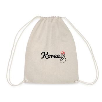 Corée Coeur coréen - Sac de sport léger - nature - Devant