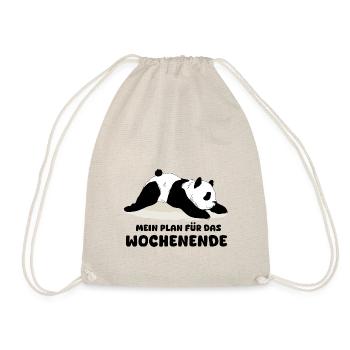 Paresseux et panda - Sac de sport léger - nature - Devant