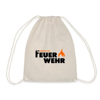 Freiwillige Feuerwehr Flamme - Turnbeutel - Natur - Vorne