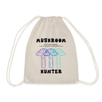 Mushroom Hunter Nature Vegetables Food Lover - Drawstring Bag - nature - Front