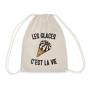 Les glaces c'est la vie - Sac de sport léger - nature - Devant