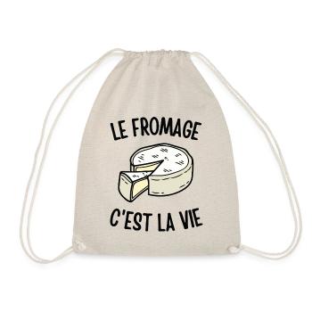 Le fromage c'est la vie - Sac de sport léger - nature - Devant