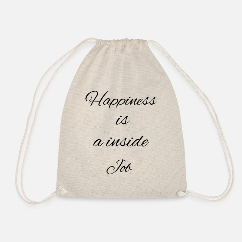 happiness is a Inside job - Turnbeutel - Natur
