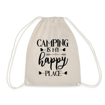 Le camping est mon heureux - Sac de sport léger - nature - Devant