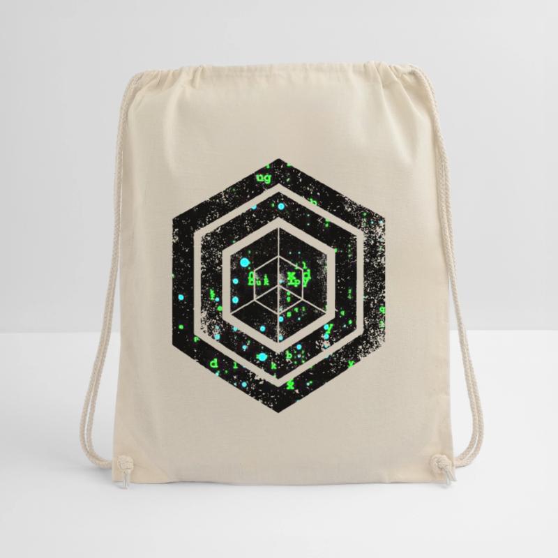 Codage géométrique du programmeur de programmation hexagonale Sac de sport léger