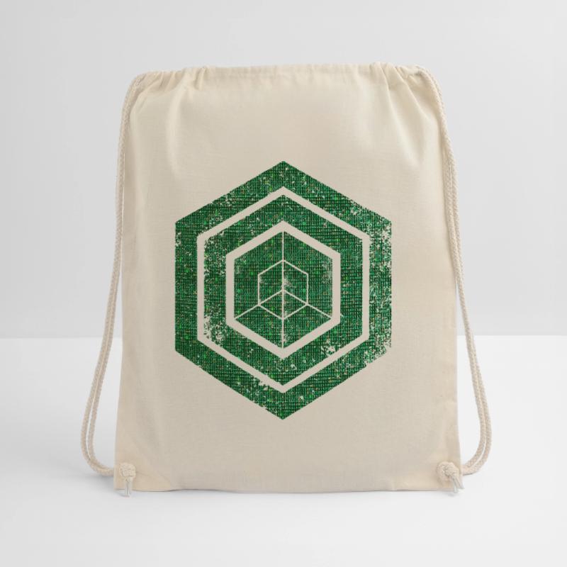 Codage géométrique du programmeur de programmation hexagonale Sac de sport léger