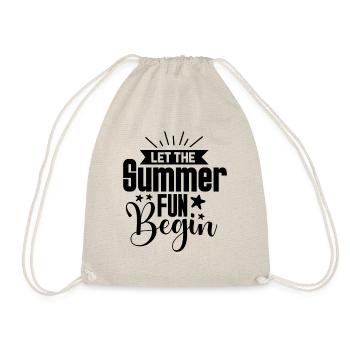 Let the Summer Fun begin - Turnbeutel - Natur - Vorne