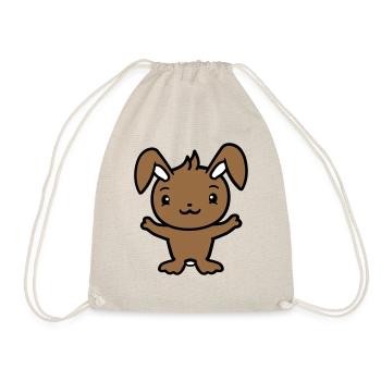 Bunny Rabbit Bunny Rodent Small Animal Cute - Drawstring Bag - nature - Front