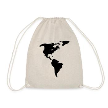 Americas - Drawstring Bag - nature - Front