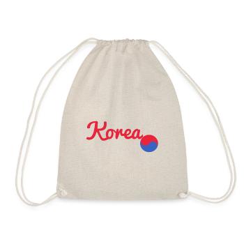 Korea red - Drawstring Bag - nature - Front