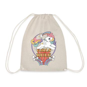 My little Pony Retro Girls Rule - Drawstring Bag - nature - Front