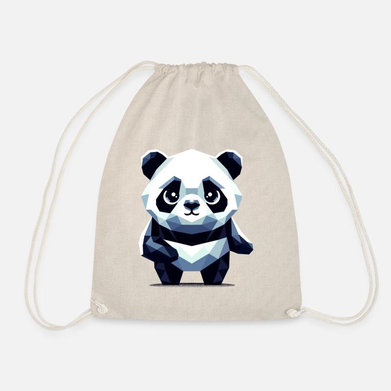 Polygon Panda - Turnbeutel - Natur