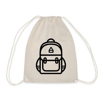 Backpack - Drawstring Bag - nature - Front