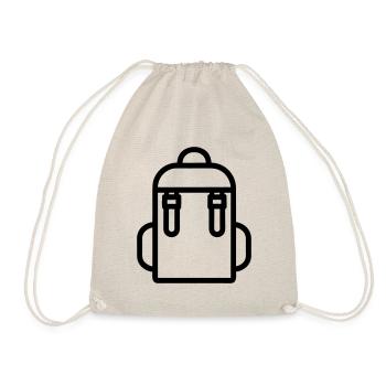 Backpack - Drawstring Bag - nature - Front