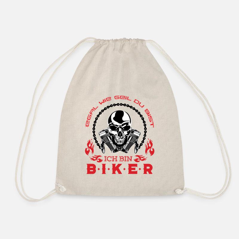 Motorradfahrer Spruch - Turnbeutel - Natur