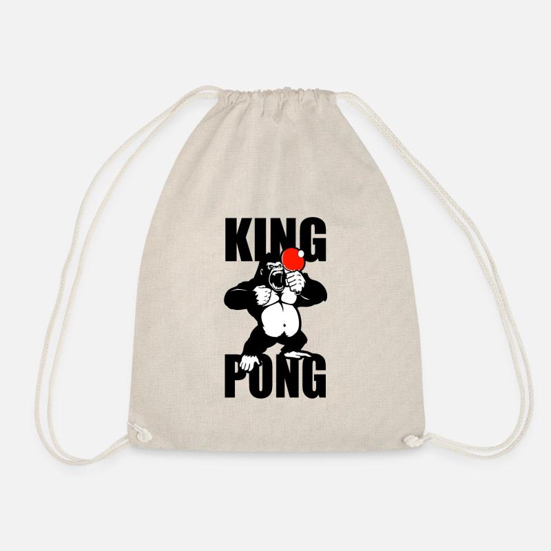 King Pong - Drawstring Bag - nature