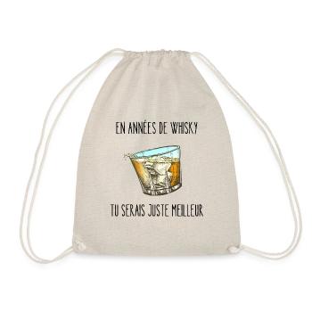 en années de whisky - Sac de sport léger - nature - Devant