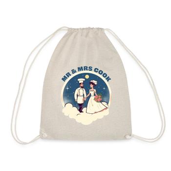 M. et Mme Cook en lune de miel. - Sac de sport léger - nature - Devant