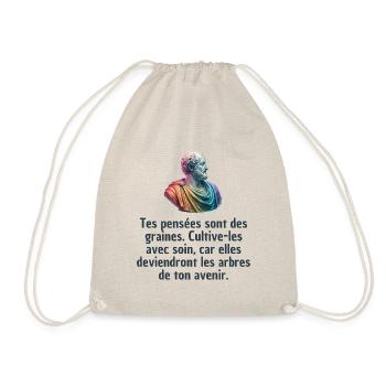 T-shirts Stoïcisme : L'inspiration à portée de soi - Sac de sport léger - nature - Devant