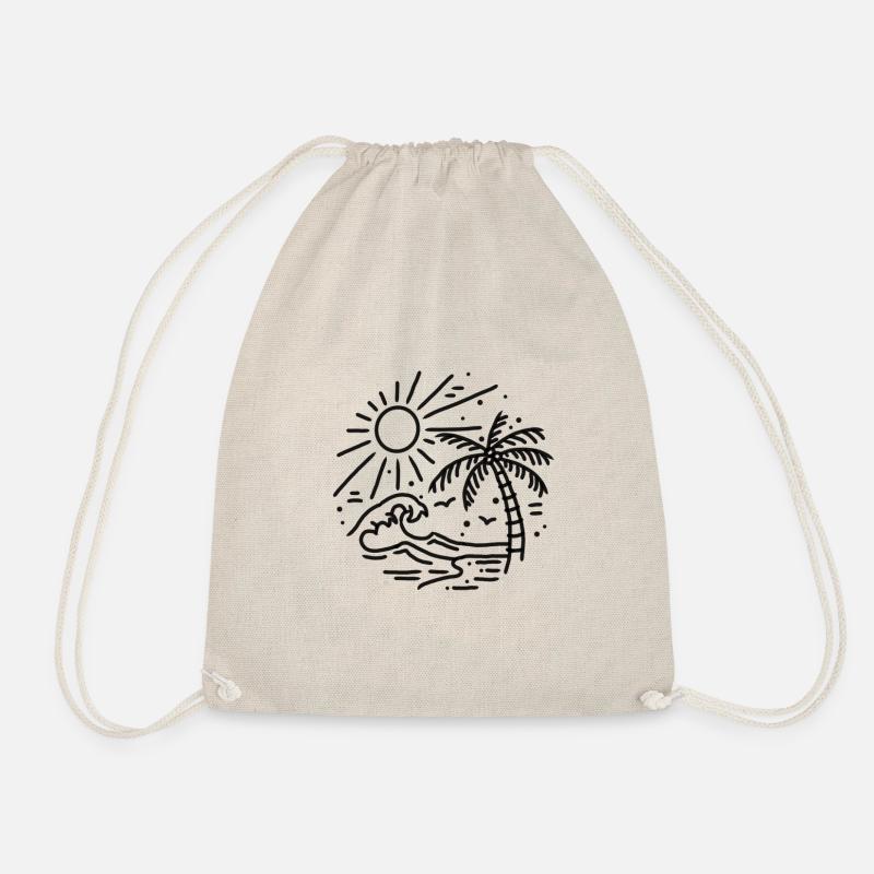 Beach - Drawstring Bag - nature