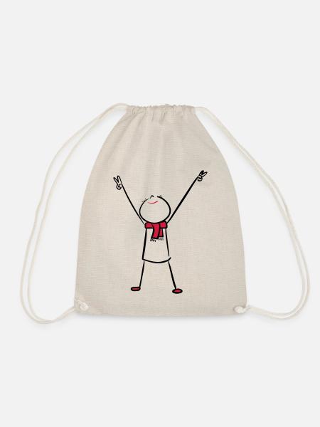 I am a winner - Drawstring Bag - nature