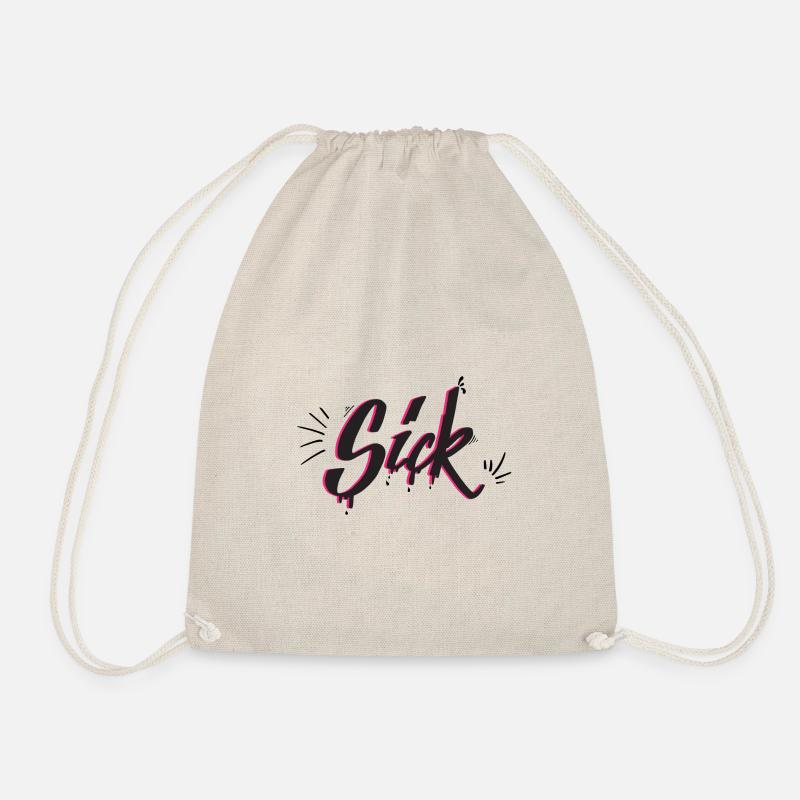 Sick - Drawstring Bag - nature