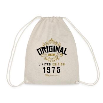1975 limited edition Geburtstag - Turnbeutel - Natur - Vorne