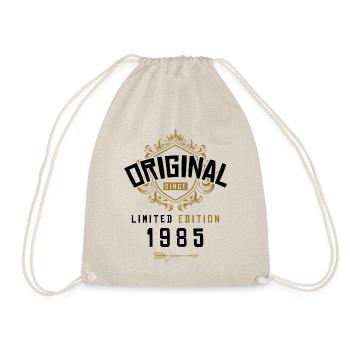 1985 limited edition Geburtstag - Turnbeutel - Natur - Vorne