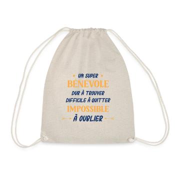 Un super bénévole - Sac de sport léger - nature - Devant