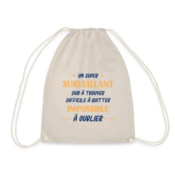 Un super surveillant - Sac de sport léger - nature - Devant