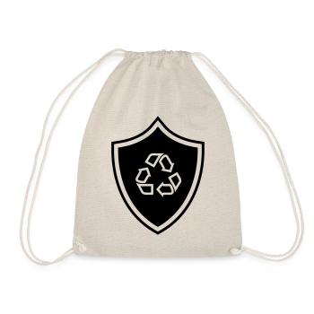 Recycling coat of arms - Drawstring Bag - nature - Front