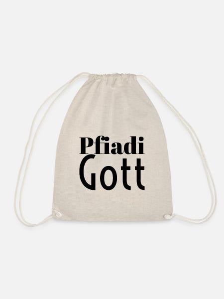 Pfiadi Gott - Turnbeutel - Natur