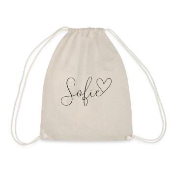 Sofie Surname First Name Girl - Drawstring Bag - nature - Front