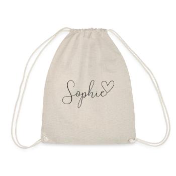 Sophie Last name First name Girl - Drawstring Bag - nature - Front
