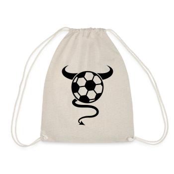 Soccer Devil Logo Design - Sac de sport léger - nature - Devant