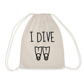 Tauchen / Taucher / Diving / Scuba Diving - Turnbeutel - Natur - Vorne