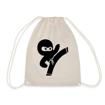 ninja - Drawstring Bag - nature - Front